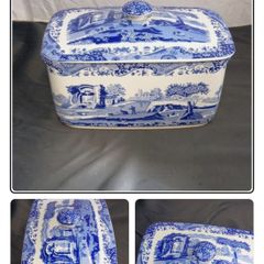 Vintage Spode bread bin