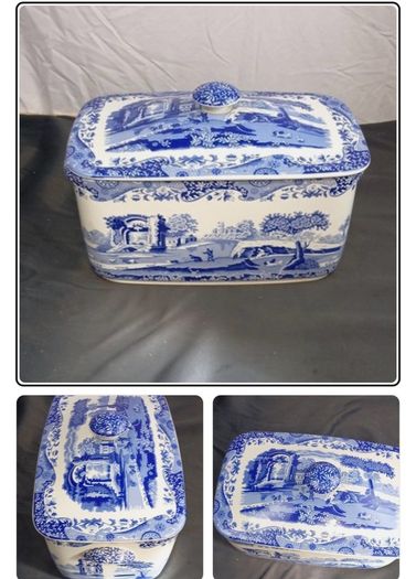 Vintage Spode bread bin