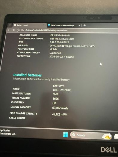 Dell Latitude 5300 Laptop i5/16GB/256SSD/FHD