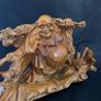 Vintage Maitreya Buddha figure carrying money bag Image 5