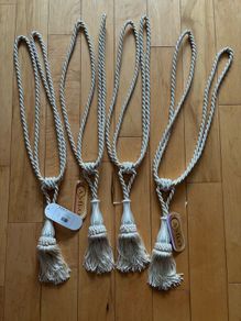 New Cream Rope Curtain Tie Backs
