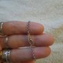 vintage sterling silver star bracelet Image 3