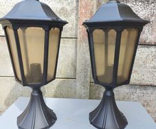 Vintage Pillar Lamps
