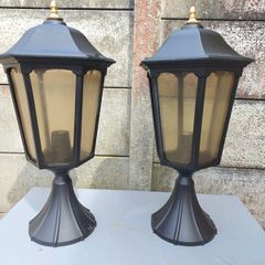 Vintage Pillar Lamps