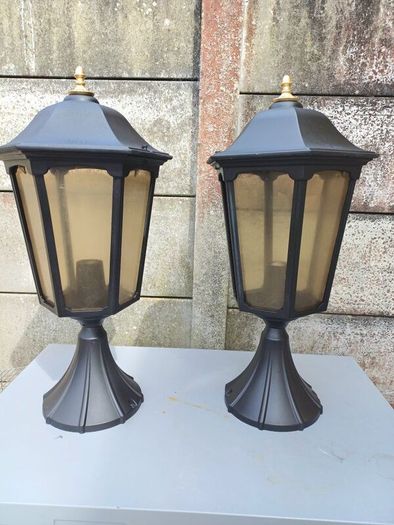 Vintage Pillar Lamps