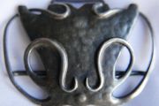 Vintage Arts 1907 Solid Silver Nurses Belt Buckle Deakin &amp; Francis 21,20g