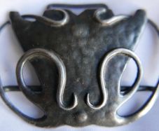 Vintage Arts 1907 Solid Silver Nurses Belt Buckle Deakin & Francis 21,20g