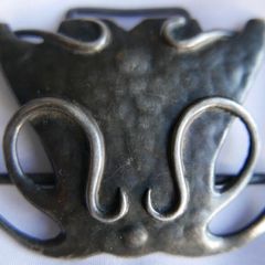 Vintage Arts 1907 Solid Silver Nurses Belt Buckle Deakin & Francis 21,20g
