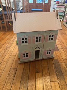 Wooden dollhouse