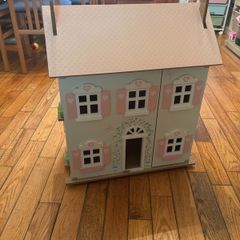 Wooden dollhouse
