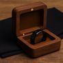 Wooden Ring Gift Box - Elegant Magnetic Closure Image 3