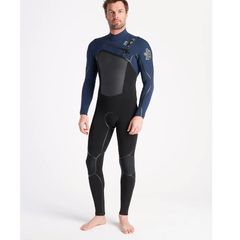 C-Skins NuWave Wired 5:4 Mens LQS Chest Zip Steamer