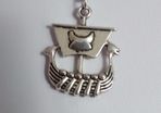 Viking Ship Pendant / Charm for Pandora Style Bracelet