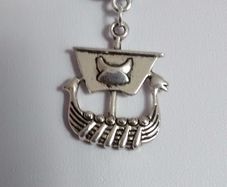 Viking Ship Pendant / Charm for Pandora Style Bracelet
