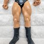 WWE Jakks 2003 Ruthless Aggression TRIPLE H Wrestling Action Figure Used Left hand is too loose  or probably broken something sounds inside like a rattle Please see photos Image 5