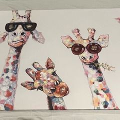 Giraffe Canvas Picture