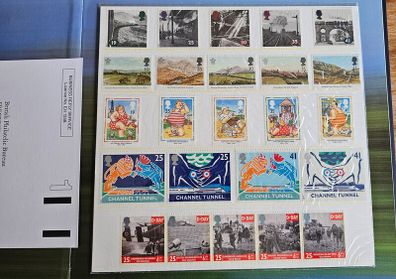 Great Britain Royal Mail Special Stamps 1994 Stamp Book with All Stamps as New