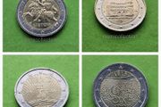 2 Euro coins.