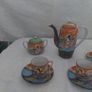 Japanese Satsuma style porcelain tea set Image 4