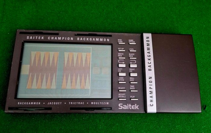 Vintage Saitek Backgammon