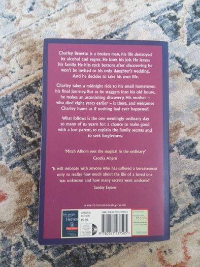 for one more day by Mitch Albom