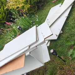 Wardrobe  dismantled for transport