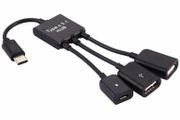 Type C USB C OTG Hub Host Adapter Cable for Samsung Galaxy S10 S20 S21 Macbook