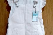 BNWT Baby Denim Dungaree Dress/Pinafore Dress