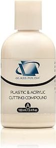 GLASS POLISH 14012 Plastic and Acrylic Cutting Compound, removes haziness, surface marks, restores discoloured surface | Application A | 100 ml