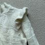Naf Naf cream openwork jumper with sleeve detail 8-10 Image 4