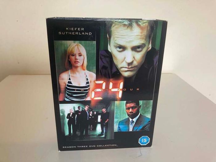 24 DVD Box Set Seasons 1 to 4 Complete | Kiefer Sutherland | VGC