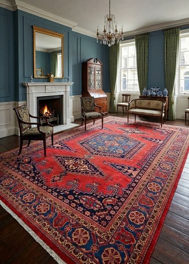 Fabulous XL Persian Wiss Rug and matching Runner