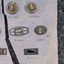 10 X Mid Century Kee-Lok Brass Handbag Frames(NOS) Image 4