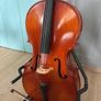 Hindersine Cello 1/2 size with bow and case Image 3