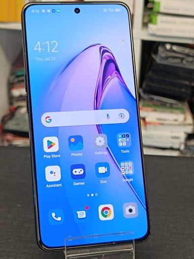 Oppo Reno 8 5G Dual SIM Unlocked 256GB Glazed Black Android Smartphone Like New.