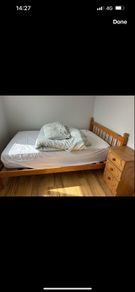 Small double bed