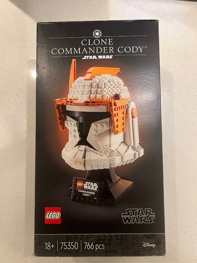 Lego Star Wars Helmet 75350 Clone Commander Cody Retired Product