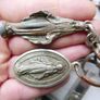 Antique Nun's Crucifix and Devotional Medals Image 5