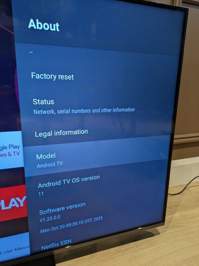 TX-55HX700B - 55" Panasonic Smart Android 11 TV with centre pedestal