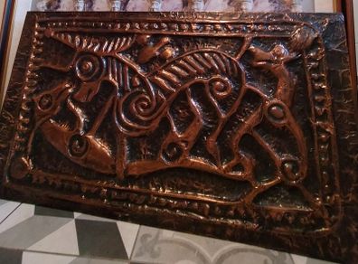 Impressive piece of Vintage large scale Copper work from Eddie O Neill/ Armagh