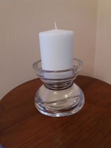 cavan crystal candle holder