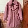 H&M Borg Fur Coat - Size L Image 3