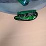 Glass fish ornament  blue and green DAMAGED Image 6