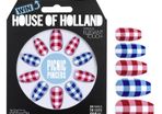 House of Hollands in Picnic Pincers fake stick on nails