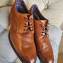 Ted Baker Mens Brown Leather Dress Shoes Image 7
