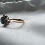Beautiful 1920s antique 9ct gold ring size R & box Image 6