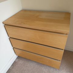 Wooden Chest of Drawer IKEA Malm