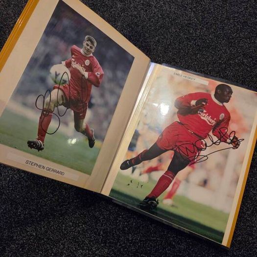 Liverpool signed photos