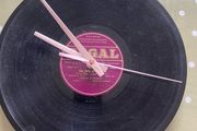 Vintage 78 Speed Record Clock