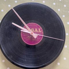 Vintage 78 Speed Record Clock